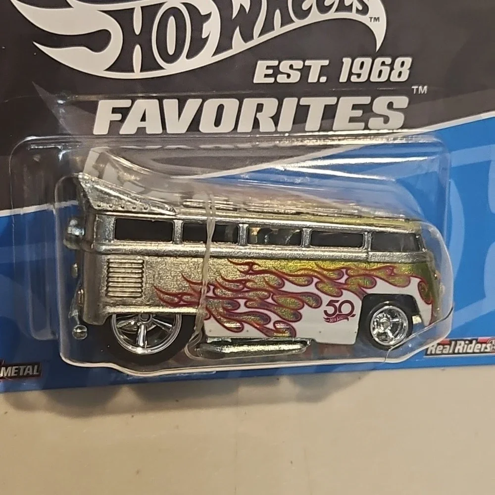 Mattel Hot Wheels 50th Anniversary Favorites Volkswagen T1 Drag Bus 1:64 6/10